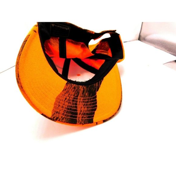 Youngs Greenhouse Sturgeon Lake Hat Cap Strapback Orange Brown Minnesota - Picture 7 of 9